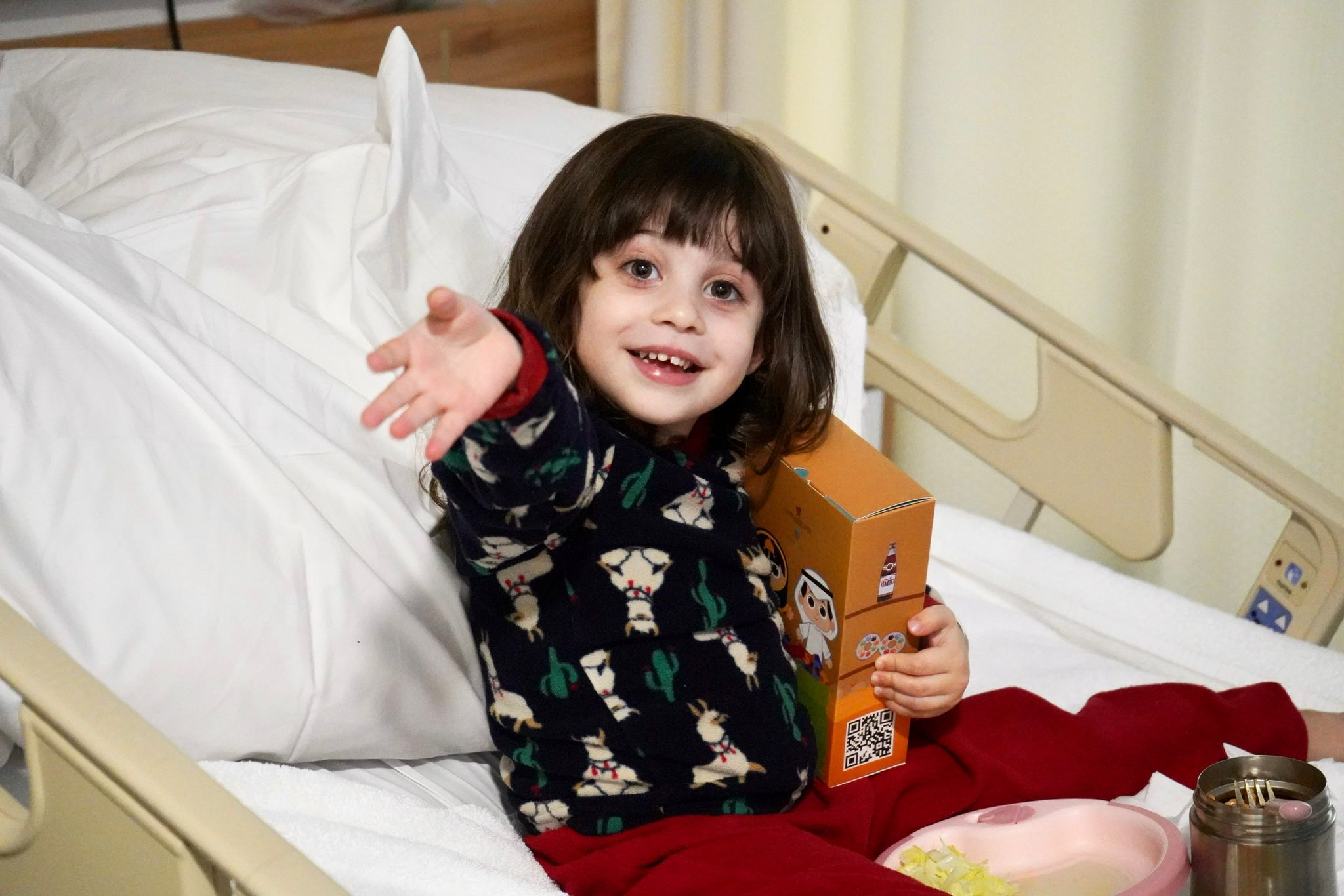 مركز دعم يزور أطفال مستشفى الأهلي للأحتفال بليلة القرنقعوه-أبريل 2023- 02