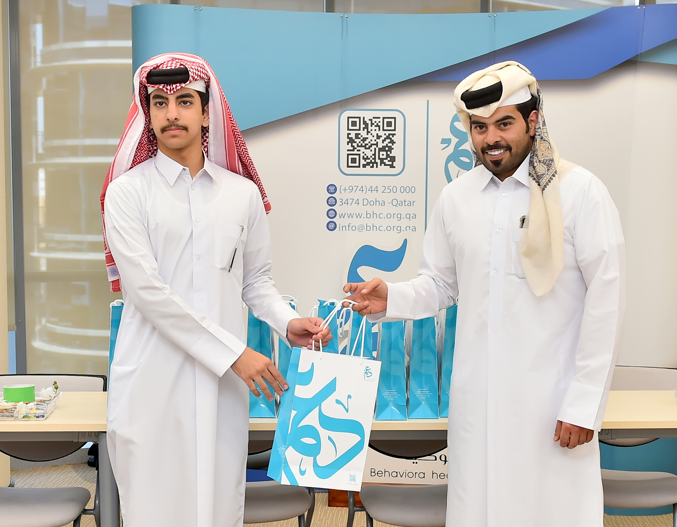 زيارة مدرسة قطر للعلوم والتكنولوجيا الثانوية للبنين مركز دعم الصحة السلوكية 03