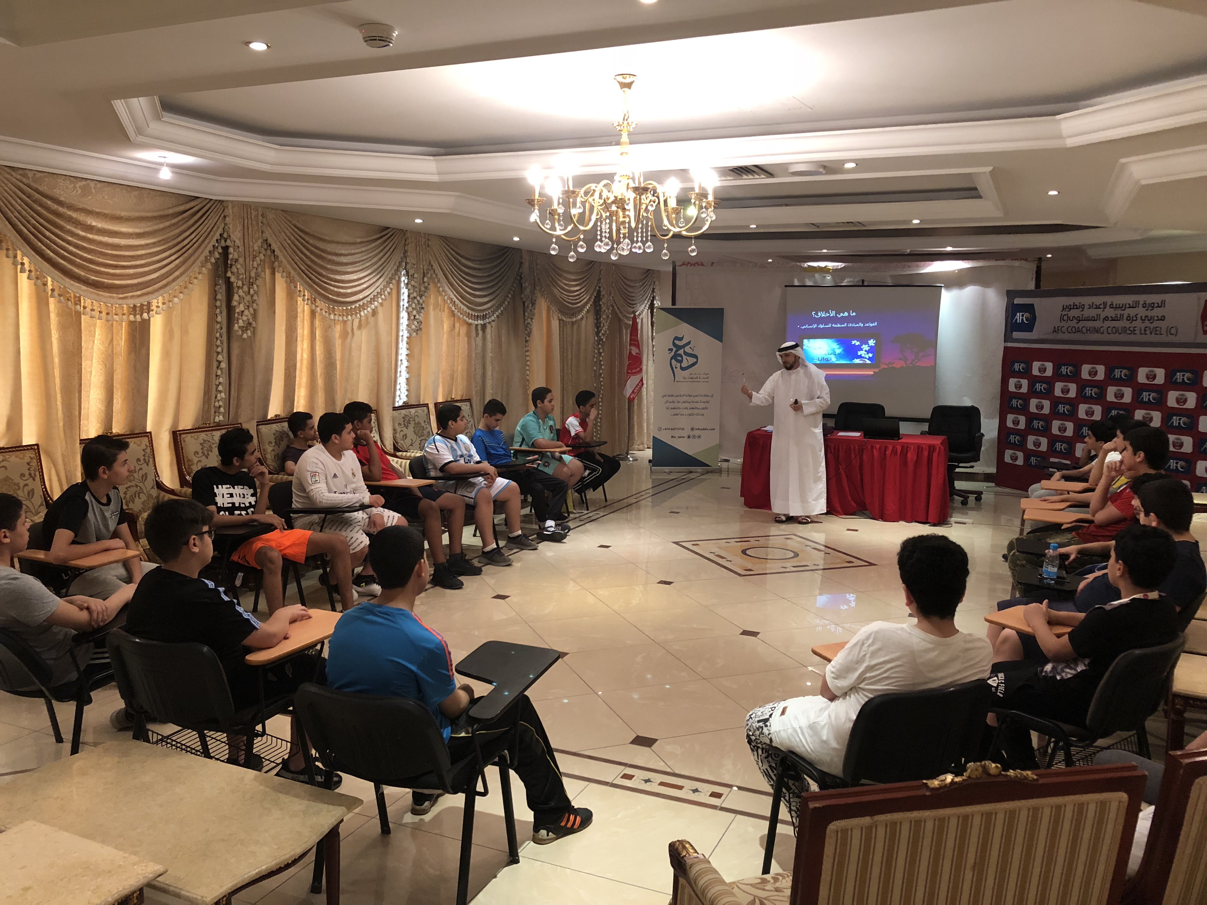 محاضرة الحقيبة الأخلاقية – النادي العربي الرياضي 01