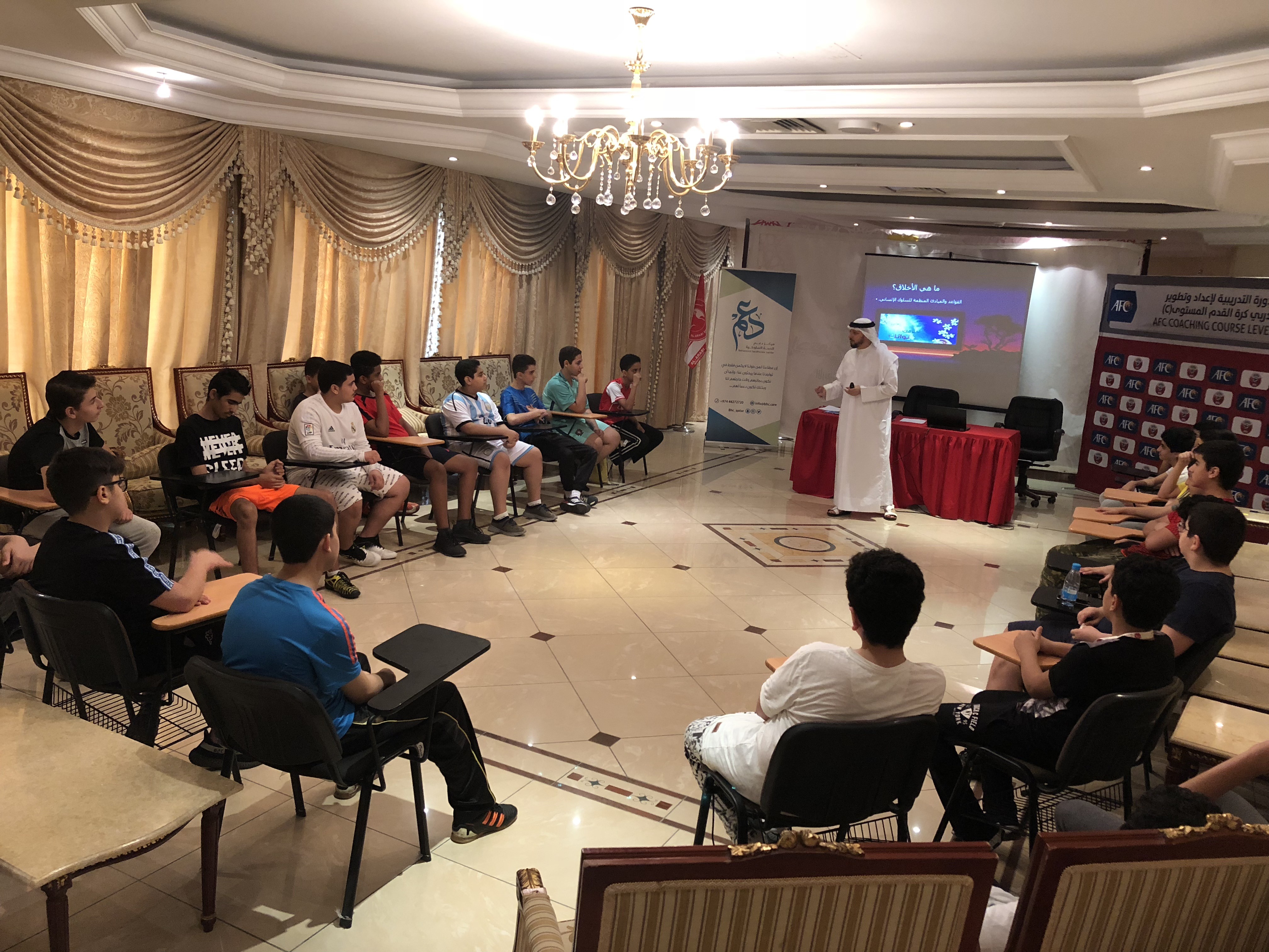 محاضرة الحقيبة الأخلاقية – النادي العربي الرياضي 02