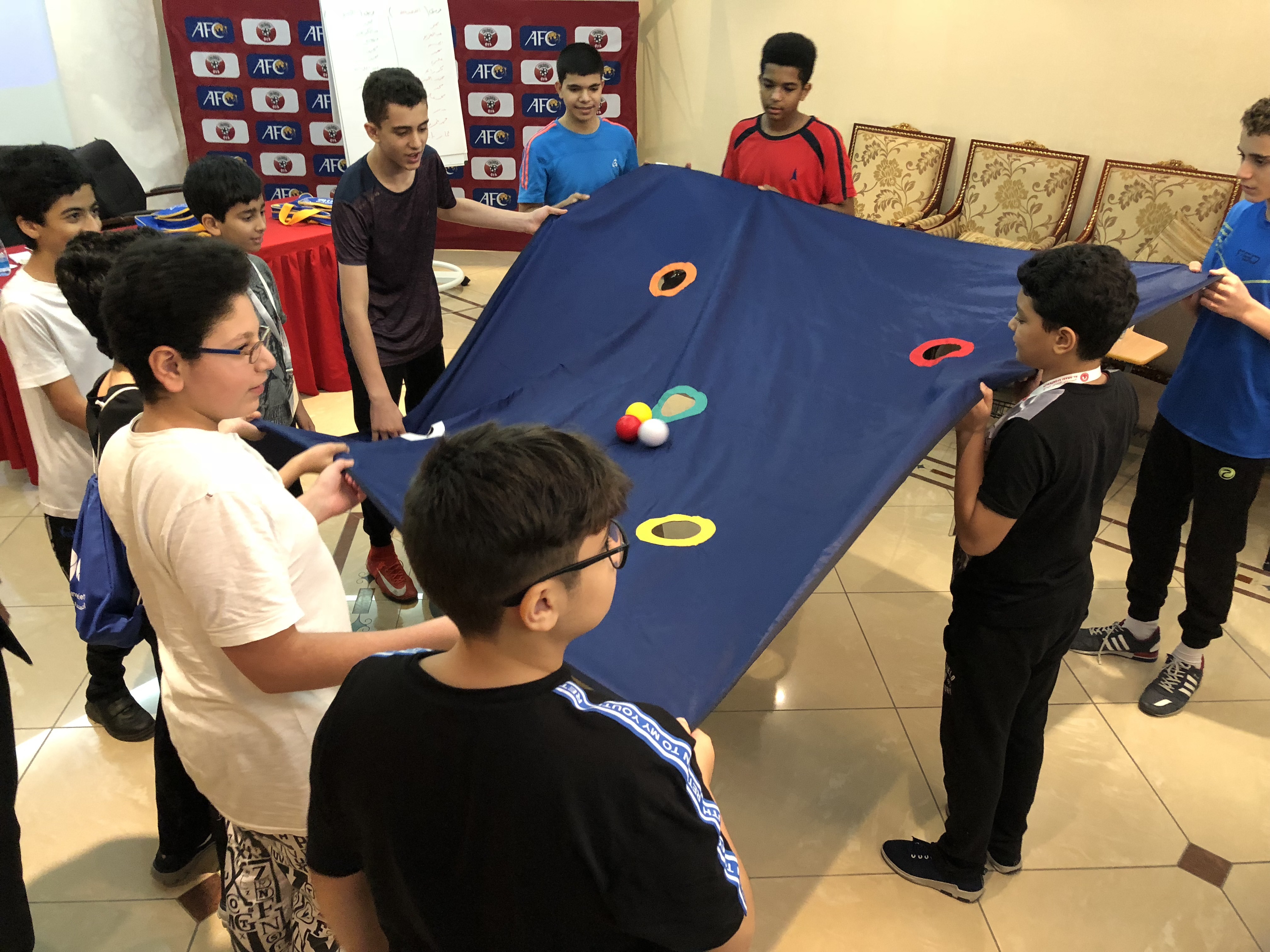 نشاط لتعزيز القيم عن طريق اللعب – النادي العربي الرياضي 15