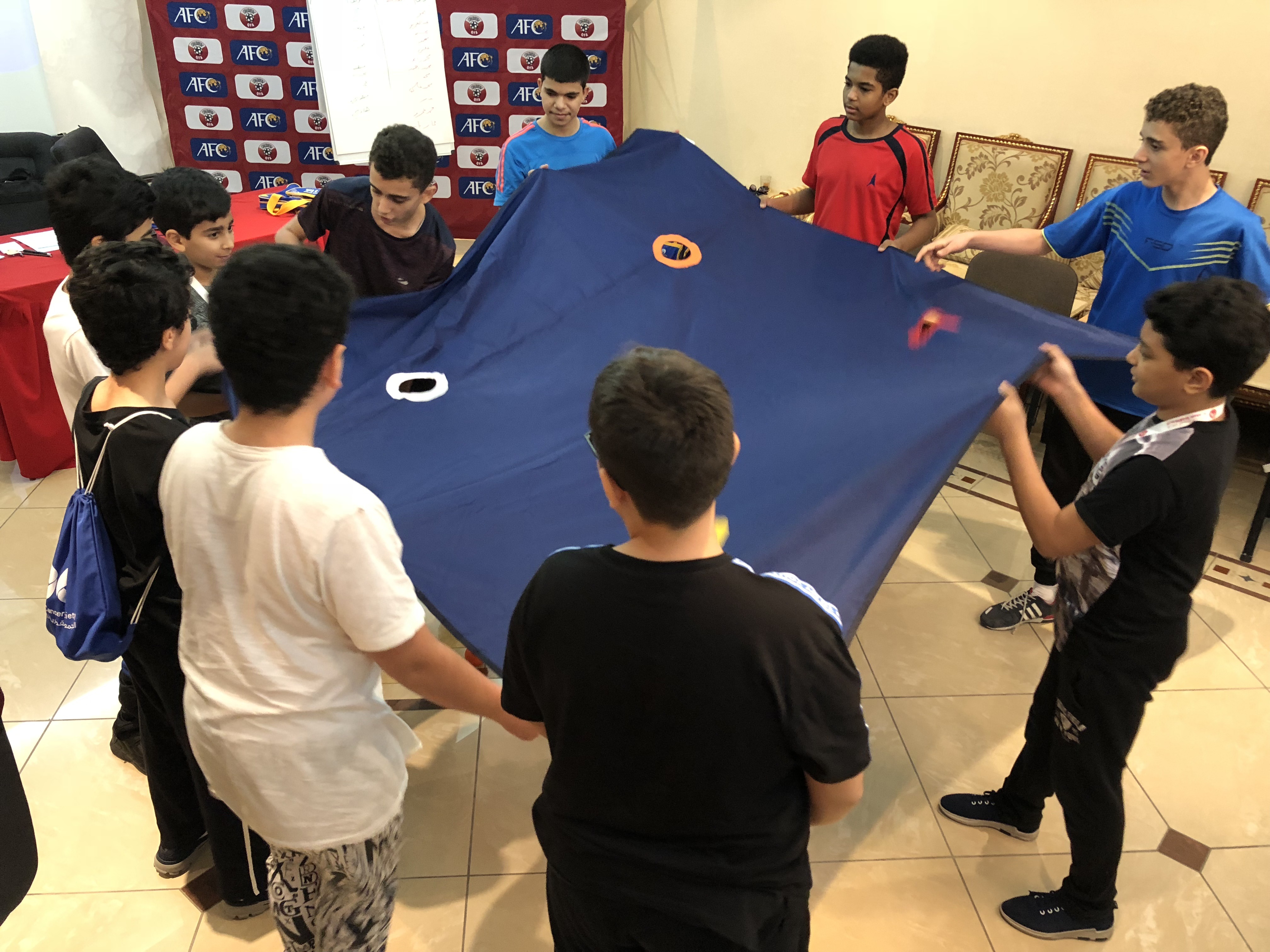 نشاط لتعزيز القيم عن طريق اللعب – النادي العربي الرياضي 16
