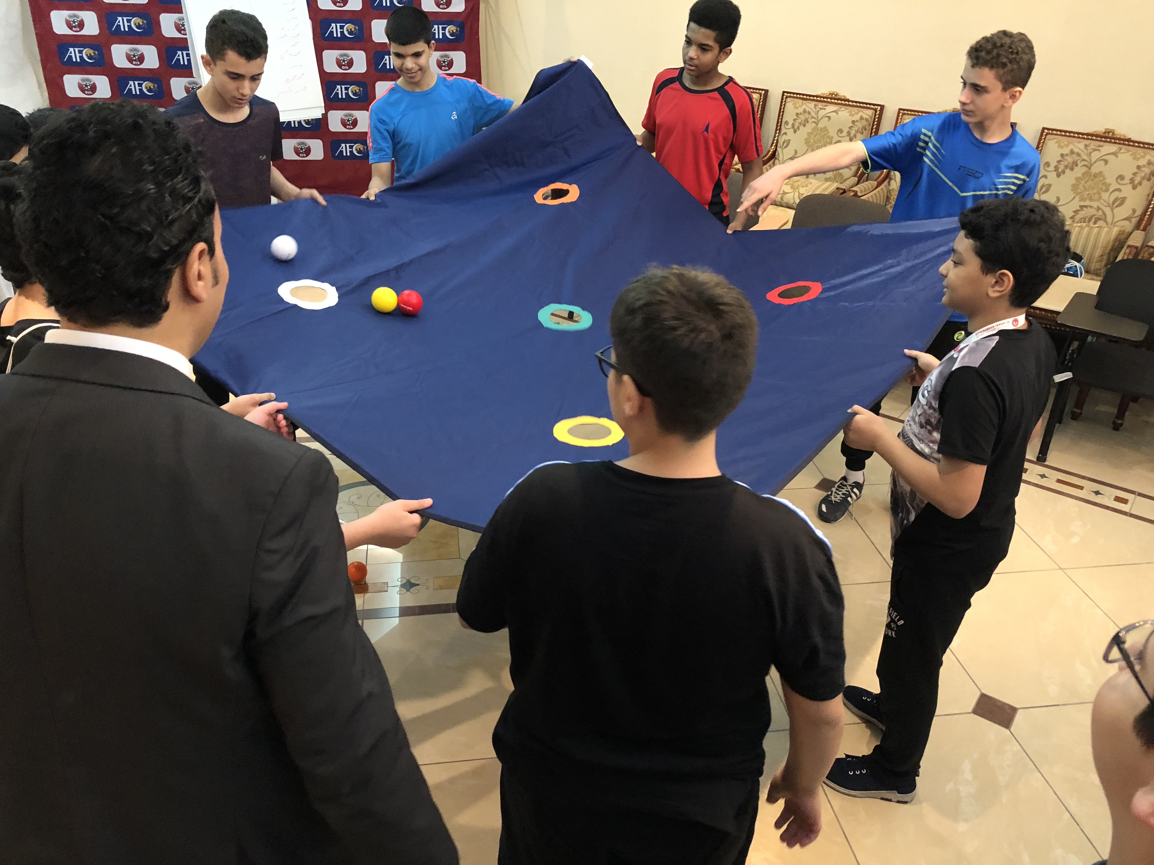 نشاط لتعزيز القيم عن طريق اللعب – النادي العربي الرياضي 18