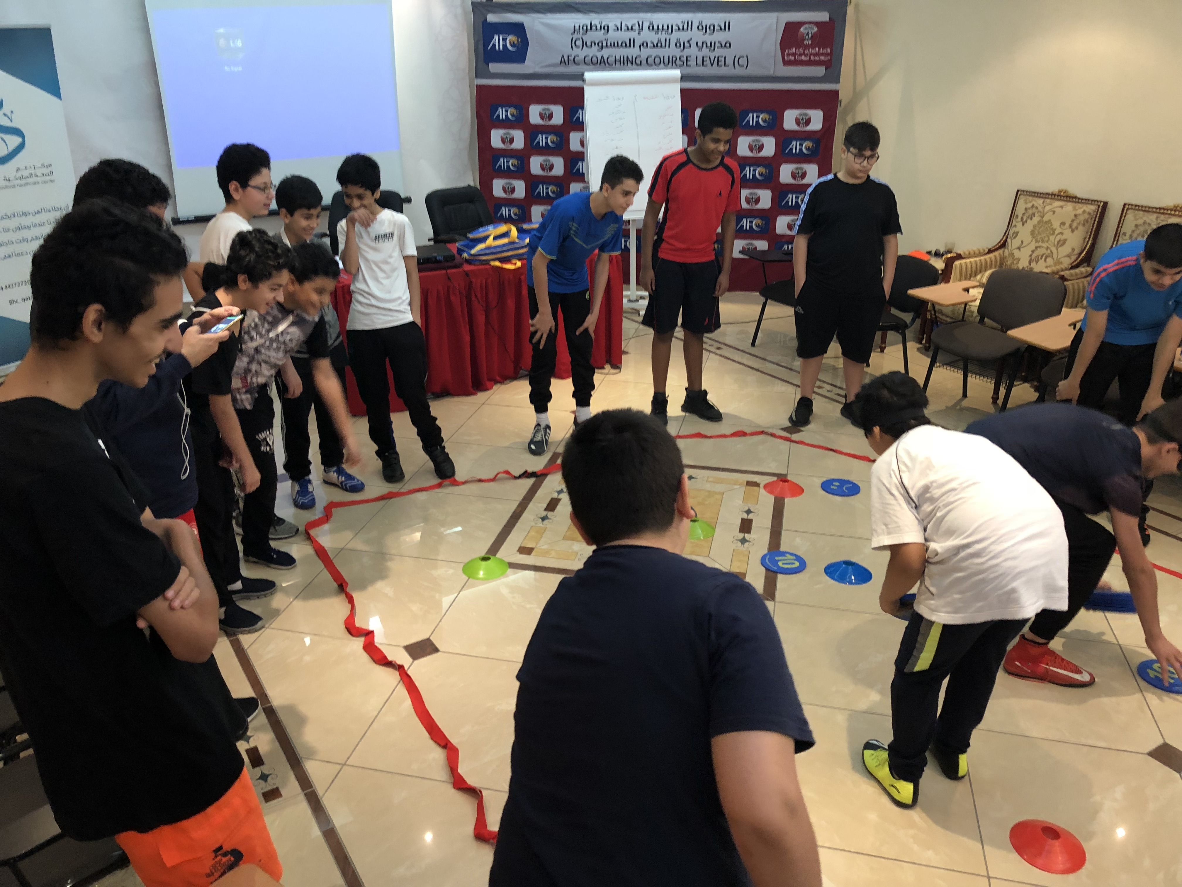 نشاط لتعزيز القيم عن طريق اللعب – النادي العربي الرياضي 23