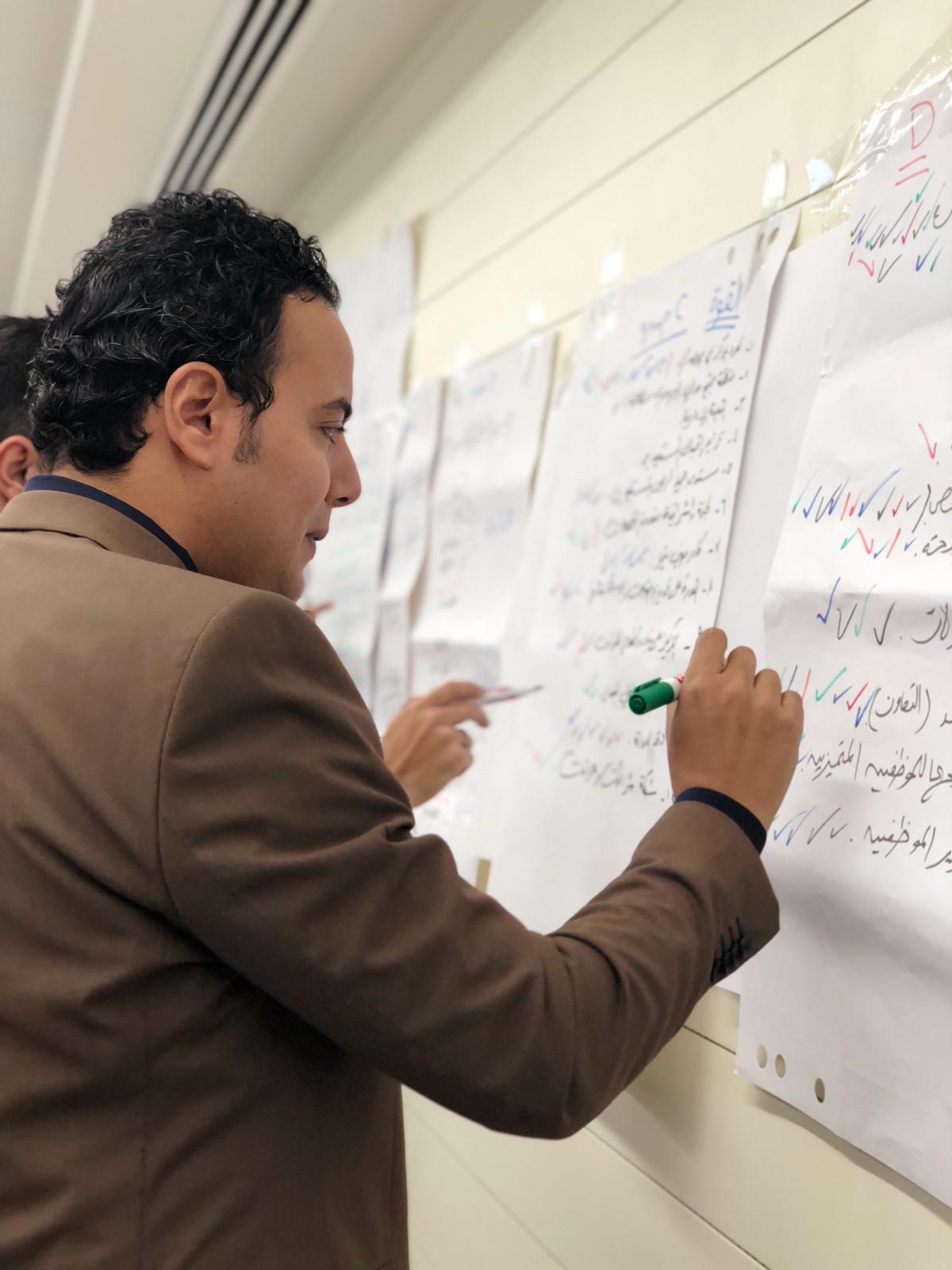 ورشة داخلية لموظفي المركز بعنوان التخطيط الاستراتيجي 17