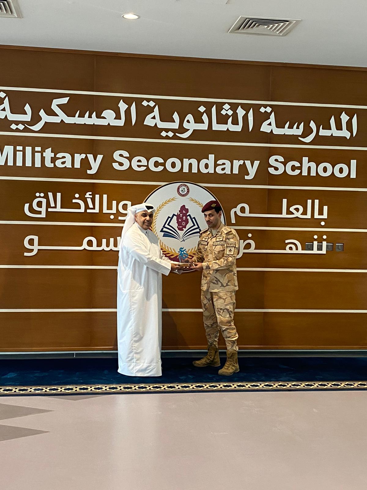 توقيع برتوكول تعاون مشترك بين مركز دعم والمدرسة الثانوية العسكرية 02