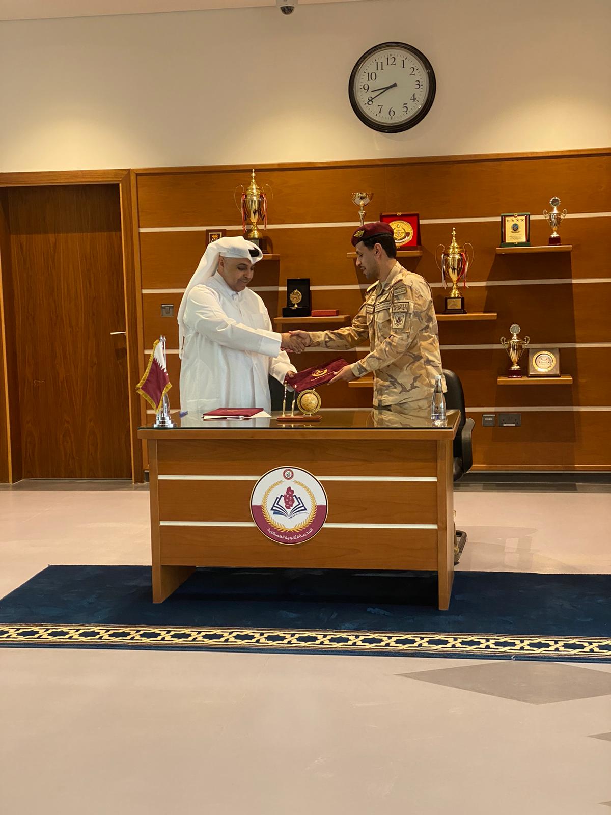 توقيع برتوكول تعاون مشترك بين مركز دعم والمدرسة الثانوية العسكرية 03