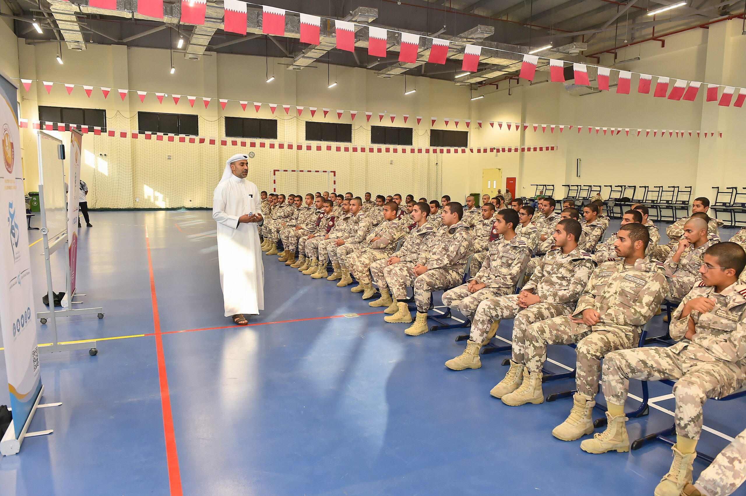 تعاون مركز دعم مع المدرسة الثانوية العسكرية”معسكر دعم”  01